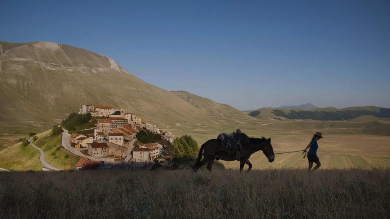 Вилла Castello Di Pupaggi Sellano Экстерьер фото